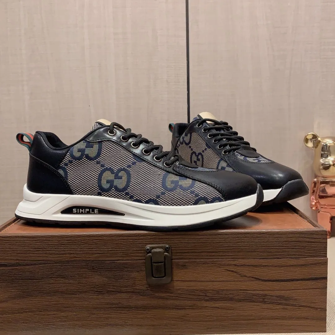 Men's Men's Shoes💰420💰💰🎩🎩[Lightning][Lightning] "Gucci*" The latest and most popular casual sports shoes, top brand [seduce] luxury~purchase, top~quality. [Strong] The upper is made of imported breathable cowhide with material ➕ breathable sheepskin feet (•) and fine workmanship. The original stylish and stylish soft rubber wear-resistant and non-slip outsole is light and comfortable on the feet. The real thing looks better when photographed in real life. 122: code: 38-44, can be customized to 45, 2️⃣ colors available